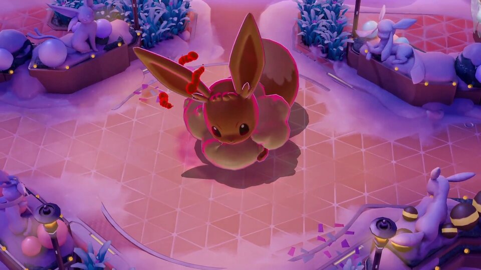 Eevee Festival, Eevee Appeal-o-rama battles will be available in Pokémon UNITE from May 25 at 12 a.m. to June 22 at 4:59 p.m. PDT featuring playable Eevee Evolutions, Eevee decor, wild Eevee scattered all over the map, with Gigantamax Eevee also making an appearance as an opponent