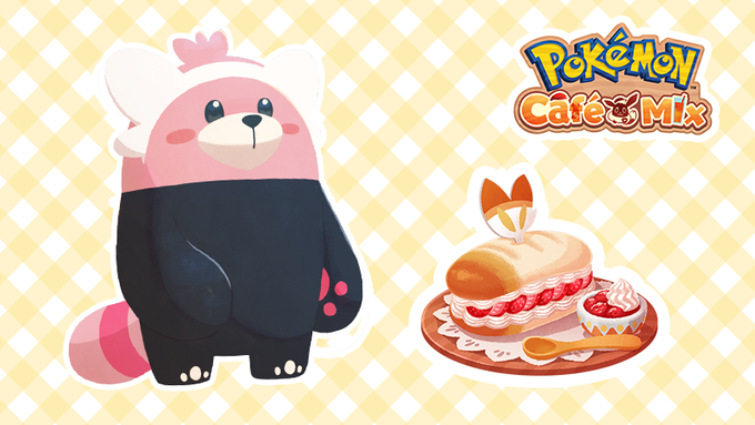 New Baking with Bewear team event now underway and Pachirisu Tea Party Pack now available for purchase in Pokémon Café ReMix