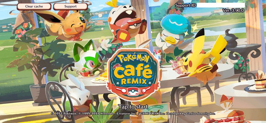 Fuecoco is so sneezy in Pokémon Café ReMix