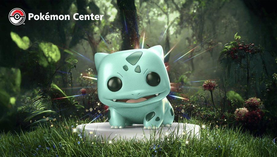 New limited edition Pokémon Center x Funko Pop! Pearlescent Bulbasaur available now exclusively at Pokémon Center