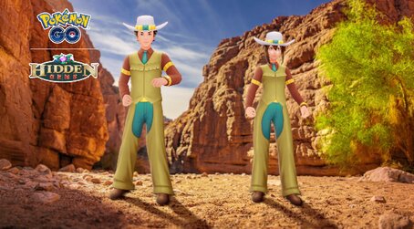 New avatar items and pose inspired by Clay revealed and will be available as rewards during GO Battle League: Hidden Gems in Pokémon GO