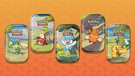 Full content details revealed for new Pokémon TCG: Paldea Friends Mini Tins available now at the Pokémon Center and where Pokémon TCG products are sold