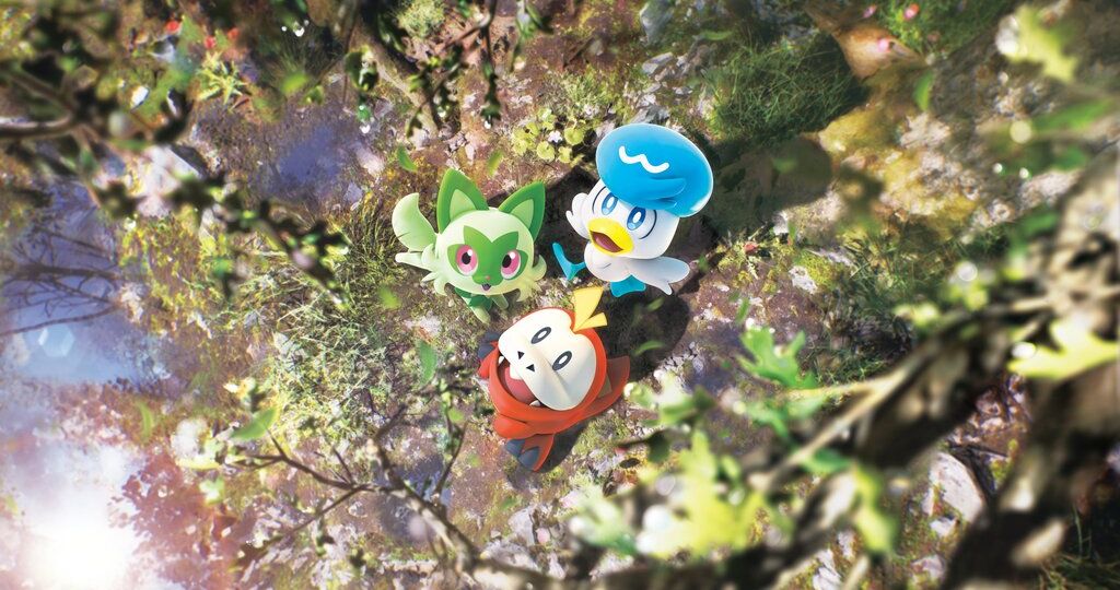 Video: Sprigatito, Fuecoco and Quaxly from Pokémon Scarlet and Violet enjoy a sunny day together