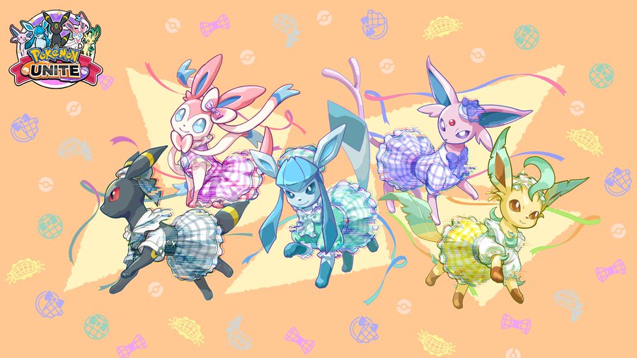 New Checkered Style Holowear for Glaceon, Espeon, Sylveon, Umbreon and Leafeon will be released in Pokémon UNITE starting tomorrow, May 11