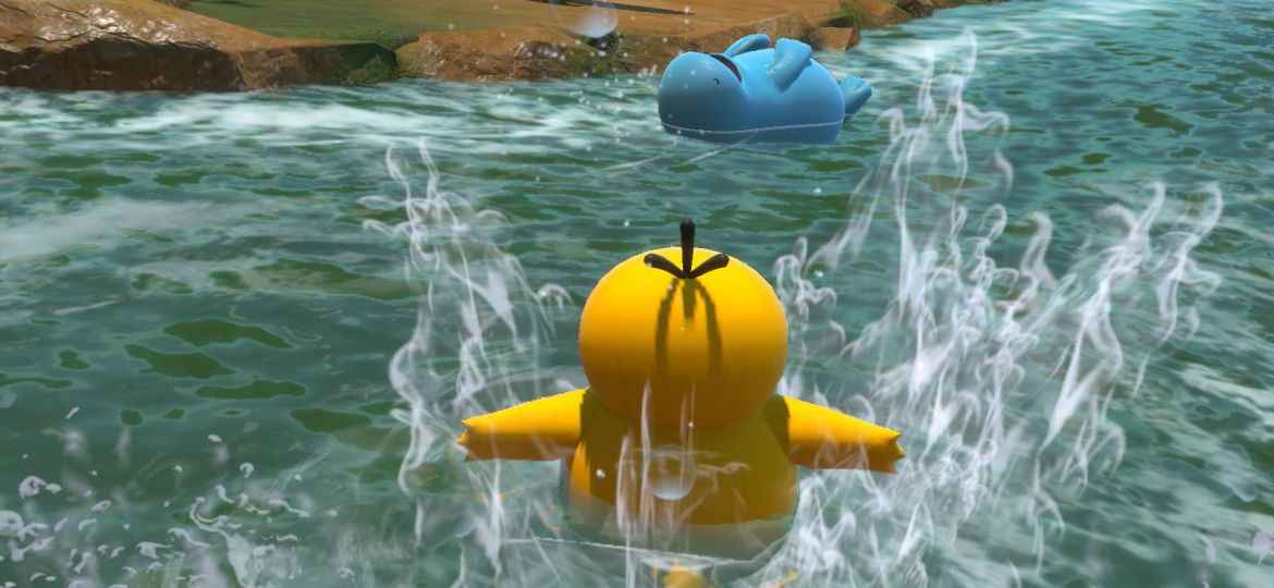 Pokémon Video: Psyduck is enjoying its time in the rain