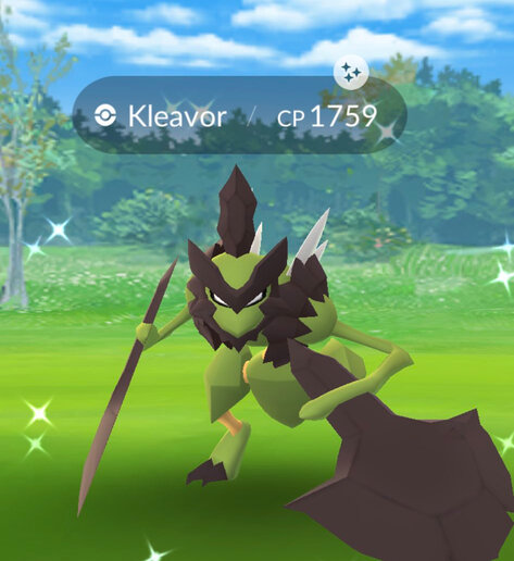 Raids are currently the only way to obtain Kleavor and Shiny Kleavor, Scyther is currently unable to evolve into Kleavor in Pokémon GO