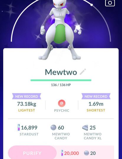 Shadow Mewtwo and Shiny Shadow Mewtwo now appearing in five-star Shadow Raids in Pokémon GO until May 28 at 8 p.m local time