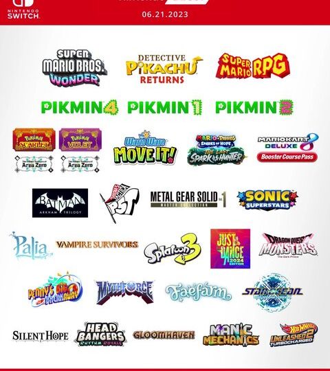 Here are all the games that were revealed in the latest Nintendo Direct including The Hidden Treasure of Area Zero DLC for Pokémon Scarlet and Violet, Detective Pikachu Returns, Super Mario Bros. Wonder, Super Mario RPG and much more