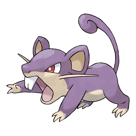 Pokémon GIF: Rattata sure can run