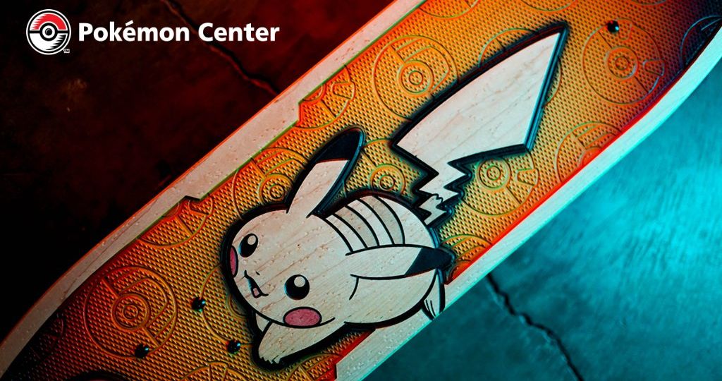 Limited-edition Pokémon Center × Bear Walker skateboards featuring Chikorita, Cyndaquil and Totodile available now in the UK