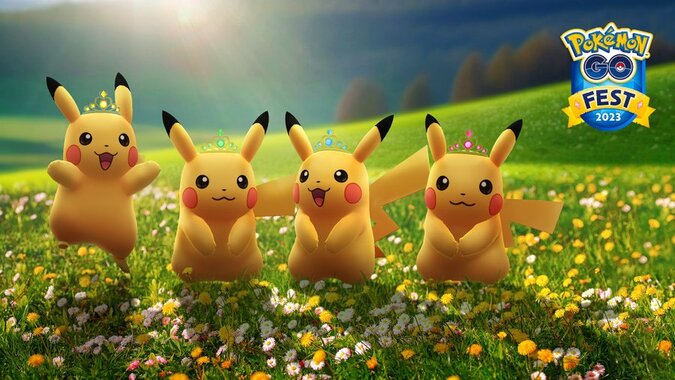 Niantic reveals that four Pikachu with new crowns will debut at Pokémon GO Fest 2023 events