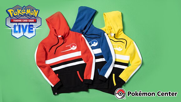 New Pokémon Trading Card Game Live fashion line available now at the official Pokémon Center