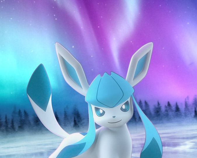 New Graceful Style Holowear for Glaceon now available in Pokémon UNITE