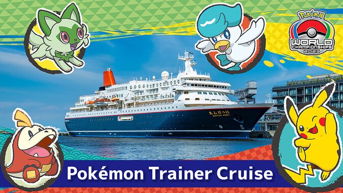 Registration is now open on a first come, first served basis to participate in the Pokémon Trainer Cruise at the 2023 Pokémon World Championships