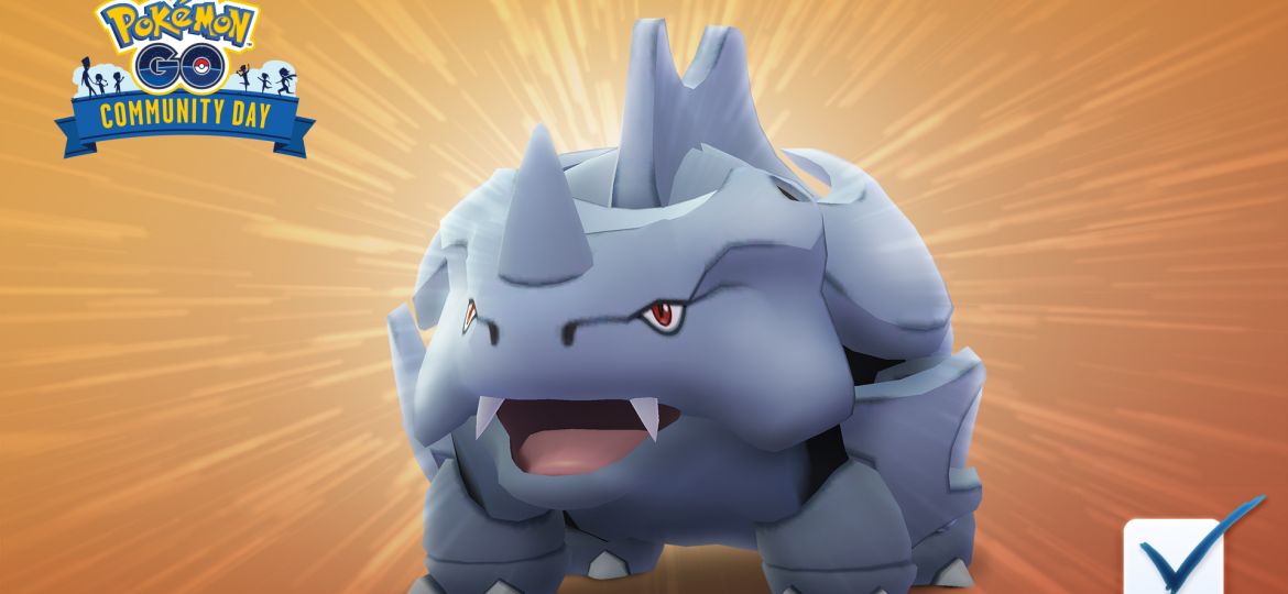 Pokémon Spotlight Hour with Rhyhorn, Shiny Rhyhorn and 2x Candy for catching Pokémon available in Pokémon GO today, July 18, from 6 p.m. to 7 p.m. local time