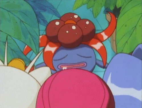 Pokémon GIF: Gloom has a smile that can instantly warm your heart