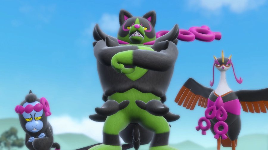 Okidogi, Munkidori and Fezandipiti have a new Ability called Toxic Chain in The Hidden Treasure of Area Zero Part 1: The Teal Mask