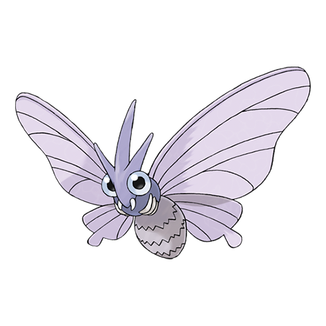 Pokémon 151: Venomoth evolves from Venonat starting at level 31