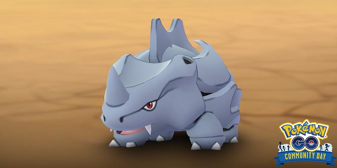 Pokémon Spotlight Hour with Rhyhorn, Shiny Rhyhorn and 2x Candy for catching Pokémon available in Pokémon GO tomorrow, July 18, from 6 p.m. to 7 p.m. local time