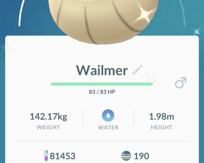 Pokémon Spotlight Hour with Wailmer, Shiny Wailmer and 2x XP for catching Pokémon available in Pokémon GO today, July 11, from 6 p.m. to 7 p.m. local time