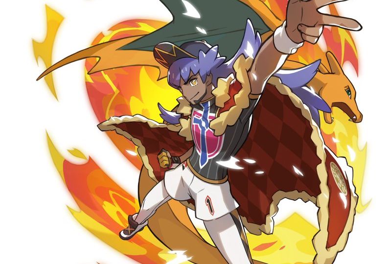 Pokémon Trainer Suite Artwork: Leon and Charizard are a dynamic duo