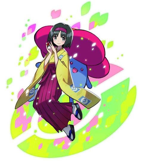 Pokémon Trainer Suite Artwork: Erika and Vileplume compliment each other quite nicely