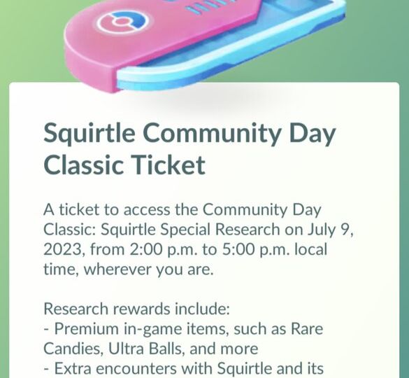 Squirtle Pokémon GO Community Day Classic now underway in the Asia-Pacific region from 2 p.m. to 5 p.m. local time, new Squirtle Community Day Classic Special Research story now available