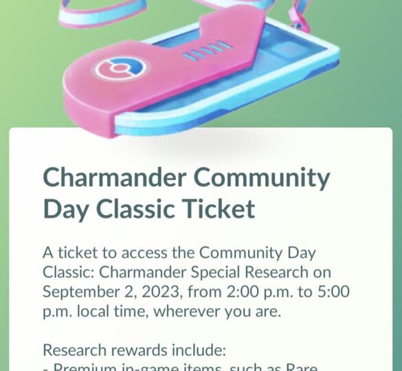 Tickets for the Charmander Community Day Classic Special Research now available to purchase in Pokémon GO