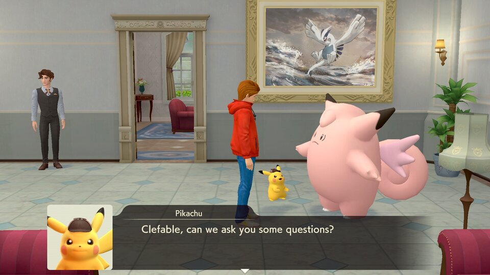You’ll tackle various cases with Tim and Pikachu in Detective Pikachu Returns, during your investigations you’ll collect testimonies and evidence and complete the case notebook, learning tips to solve cases and organizing clues to make your deductions