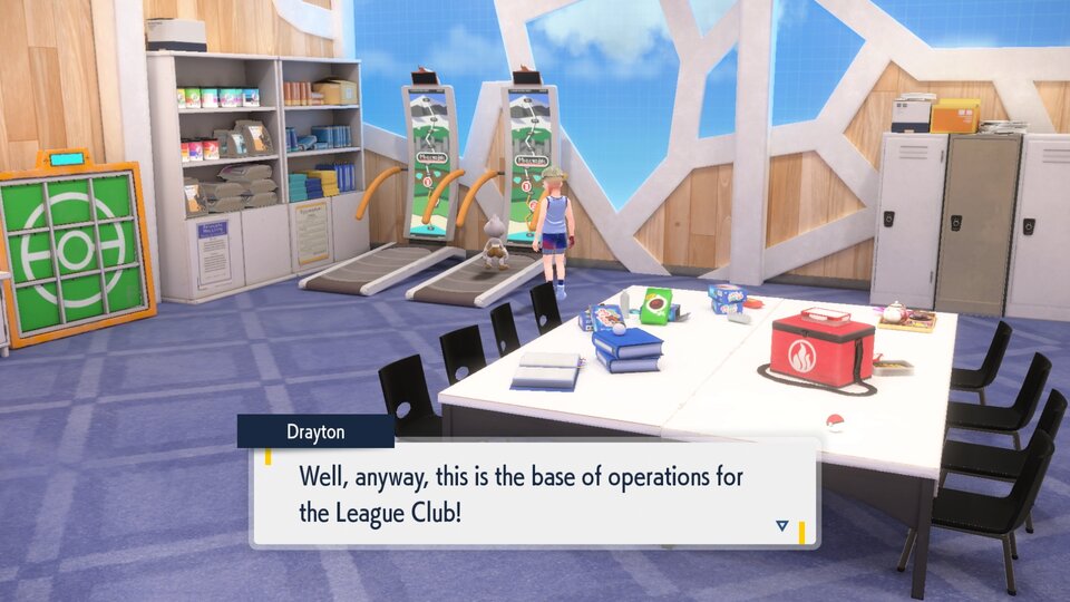 In Pokémon Scarlet and Violet The Hidden Treasure of Area Zero Part 2: The Indigo Disk, you can visit Blueberry Academy’s League Club where Trainers get together and train through Pokémon battles