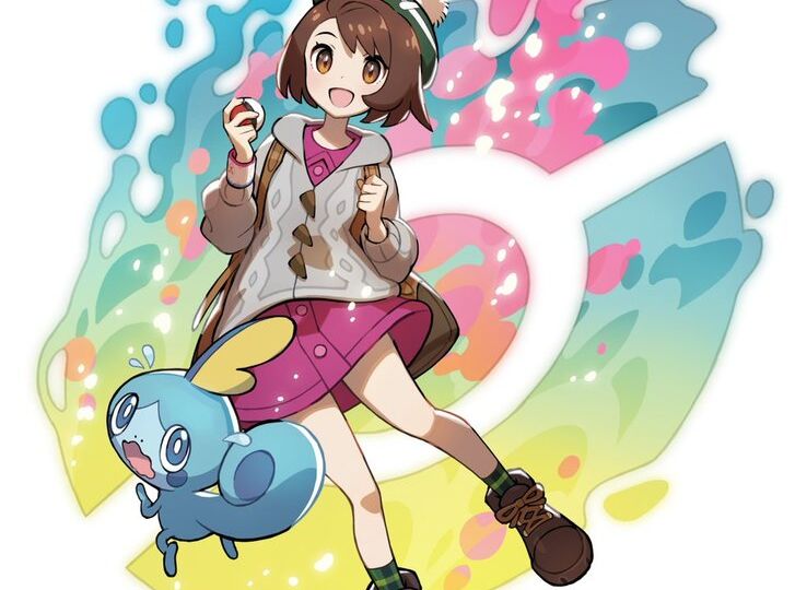 Pokémon Trainer Suite Artwork: Gloria and Sobble are as cute as can be when they’re together