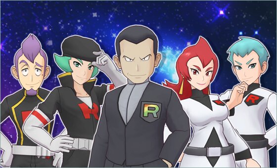 Team Rocket Variety Scout now underway in Pokémon Masters EX featuring the sync pairs of Giovanni ＆ Rhydon, Archer ＆ Houndoom, Ariana ＆ Arbok, Petrel ＆ Weezing and Proton ＆ Golbat