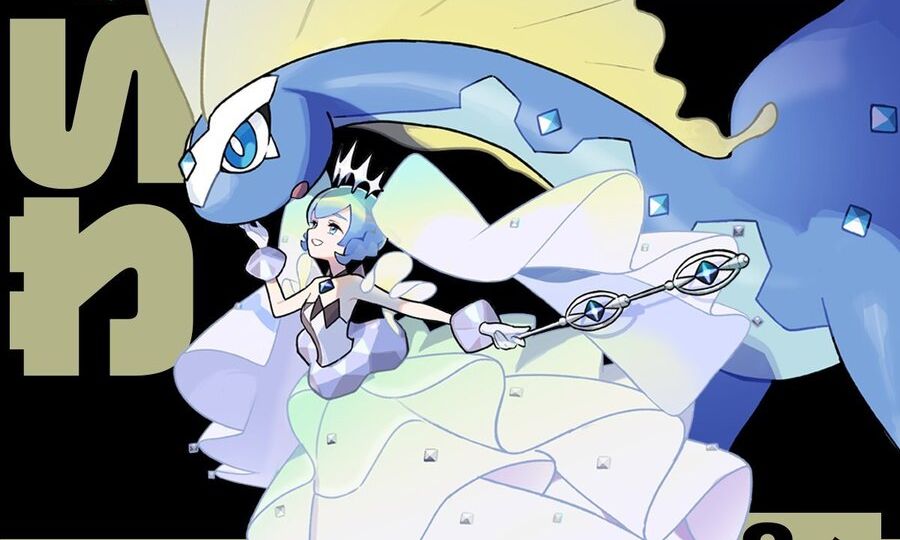 Eighth Pokémon feat. Hatsune Miku Project Voltage artwork unveiled: “What if Hatsune Miku was a Rock-type Trainer” by Megumi Mizutani featuring themed Hatsune Miku and Aurorus