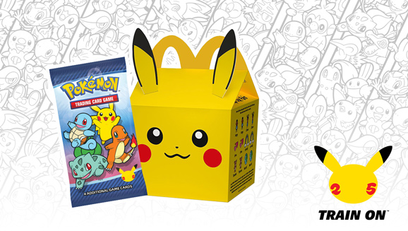 McDonald’s Happy Meals featuring Pokémon and Pikachu are back and now available through October 3