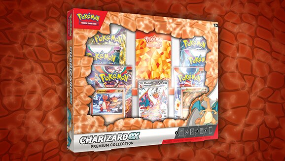Full content details and release date revealed for the new Pokémon TCG: Charizard ex Premium Collection