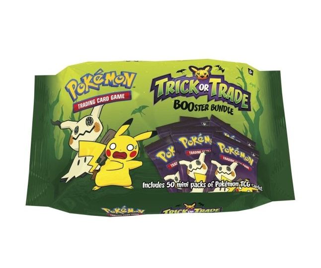 Pokémon TCG: Trick or Trade BOOster Bundle packs, novel bookends featuring Nidorino, Gengar, Magikarp, Gyarados, Dragonite and Flygon, Eevee Autumn figure, new Halloween products and more revealed for the official Pokémon Center