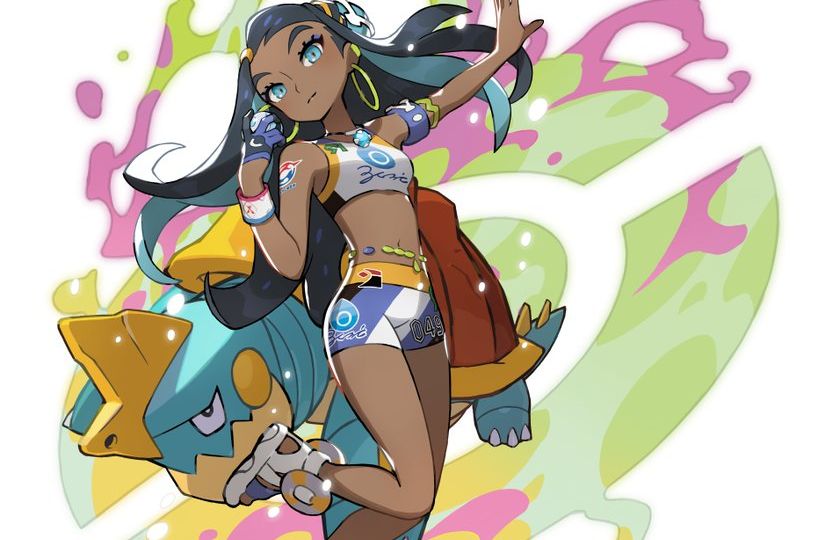 Pokémon Trainer Suite Artwork: Nessa and Drednaw are as charming and captivating as can be