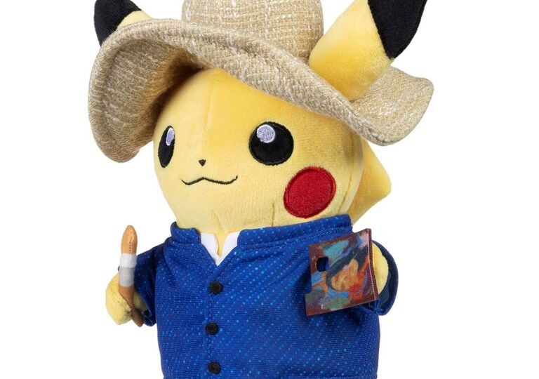 Pokémon Center will feature exclusive range of Pokémon x Van Gogh Museum merchandise including special Vincent Van Gogh inspired Pikachu Plush, TCG sleeves, figures of Pikachu and Eevee, Poster Prints, a Jigsaw Puzzle and more