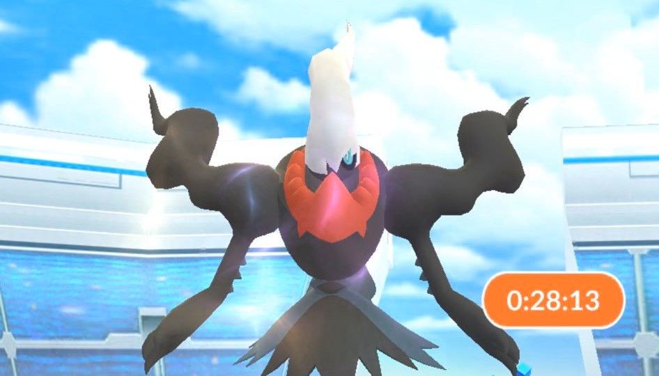 Raid Hour event featuring Darkrai and Shiny Darkrai available in Pokémon GO tomorrow, November 1, from 6 p.m. to 7 p.m. local time