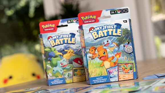 Pokémon TCG: My First Battle now available at the Pokémon Center and where Pokémon TCG products are sold