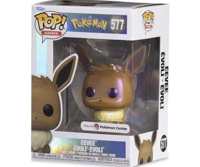 New limited edition Pokémon Center x Funko Pop! Pearlescent Eevee figure and the final figure in the Eevee Celebrations of Seasons series now available exclusively at Pokémon Center