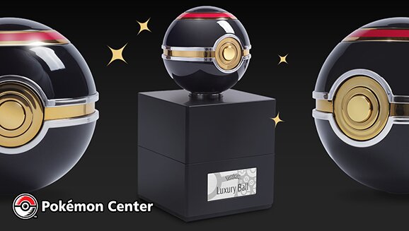 New Luxury Ball replica from The Wand Company available now at the Pokémon Center for $119.99