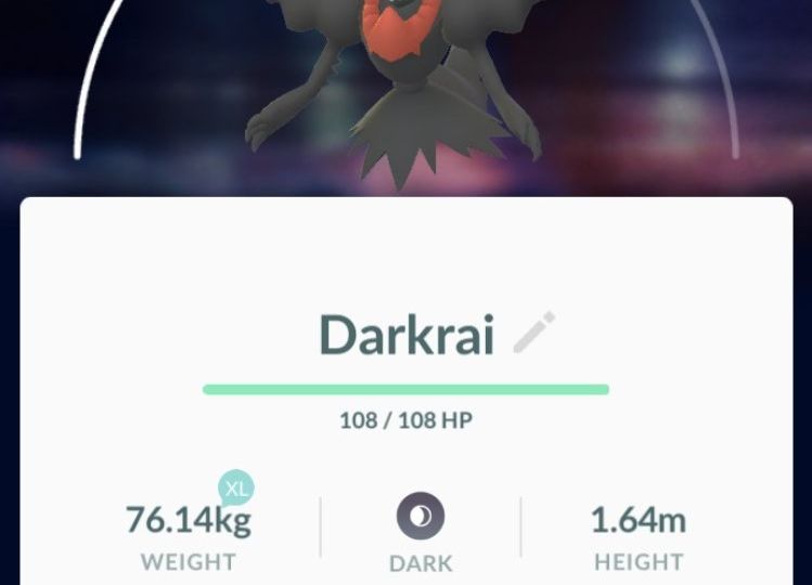 Raid Hour event featuring Darkrai and Shiny Darkrai available in Pokémon GO today, November 1, from 6 p.m. to 7 p.m. local time