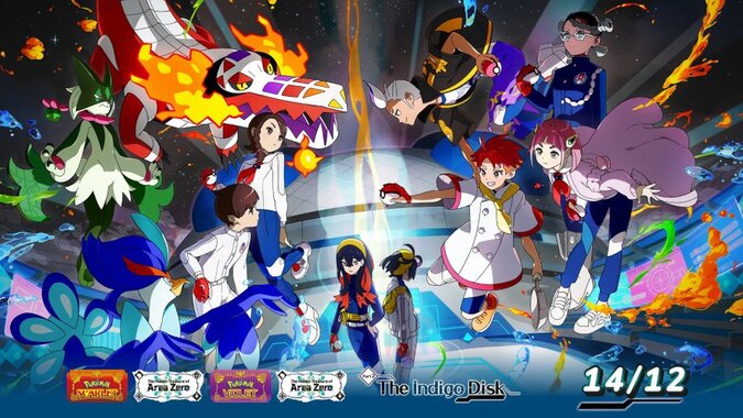 Pokémon Scarlet and Violet The Hidden Treasure of Area Zero Part 2: The Indigo Disk DLC will be released on December 14, 2023