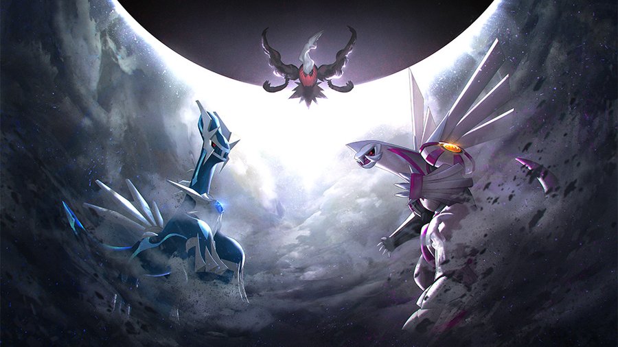 New special artwork featuring Darkrai, Dialga and Palkia unveiled for Pokémon Scarlet and Violet