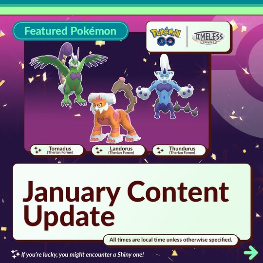 Niantic reveals all major featured Pokémon, five-star raids, Mega Raids, in-game events, Raid Hours, Spotlight Hours and more coming to Pokémon GO in January 2024