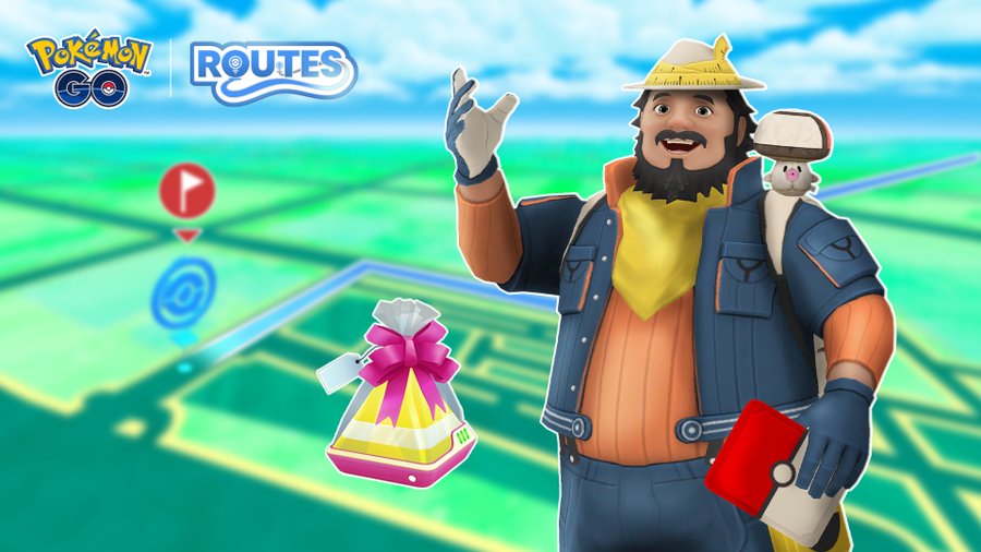 The new Pokémon GO character Mateo is a researcher who loves to travel and enjoys collecting and exchanging Postcards and Gifts from all over the world, Niantic says Mateo is excited to meet you at the end of your journey on a Route