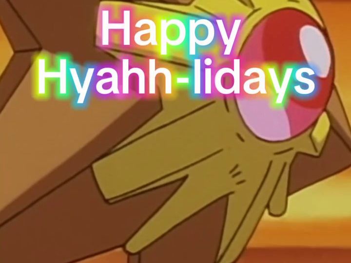 The Pokémon Company wishes fans Happy Hyahh-lidays (feat. Staryu)