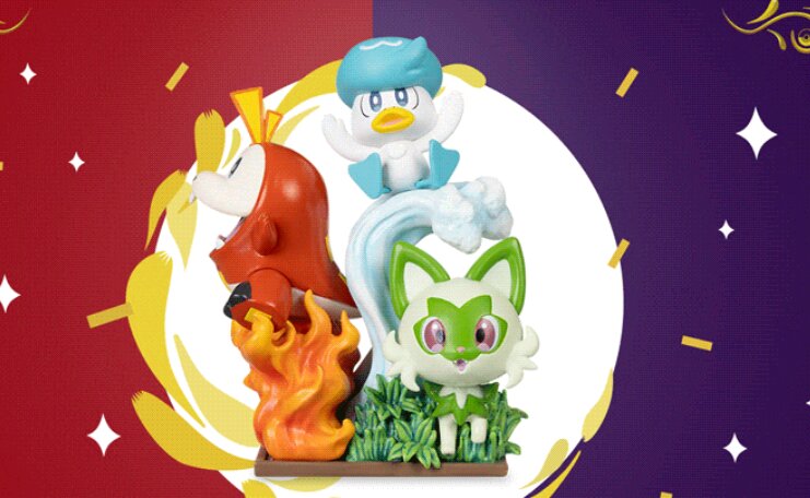 Official Pokémon Center is celebrating the anniversary of Pokémon Scarlet and Violet, new Paldean plush, Pokémon TCG: Scarlet & Violet—Paldea Evolved, spotlight Pokémon and more Paldean Products available now