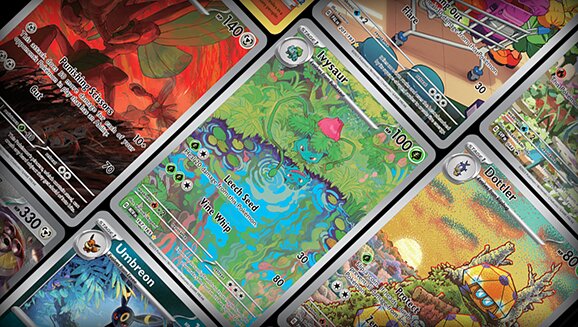 Meet some of the talented artists who made a powerful first impression with their beautiful Pokémon TCG cards in 2023